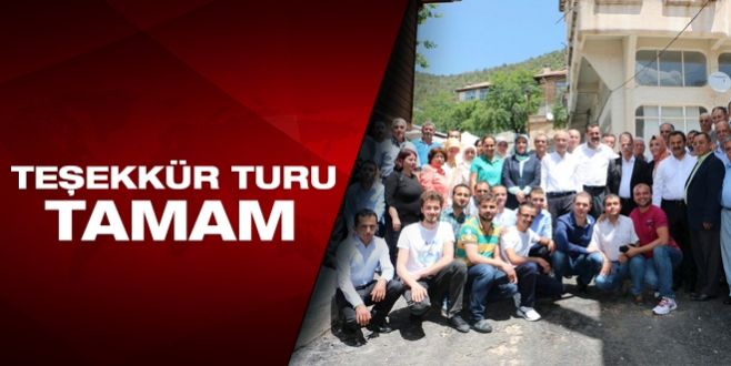 Milletvekilleri ilçelere teşekkür turuna çıktı