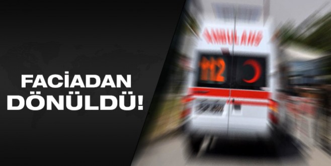Minibüsle otomobil çarpıştı: 10 yaralı