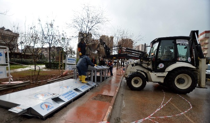 Muratpaşa Belediyesi'nden Etiler'e yeraltı konteyneri