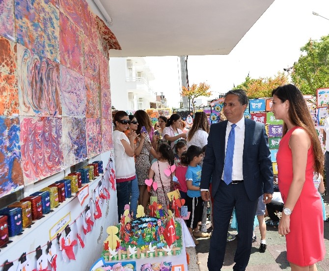 Muratpaşalı miniklerden sergi