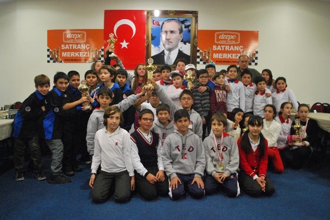 Okul sporları satranç turnuvası sona erdi