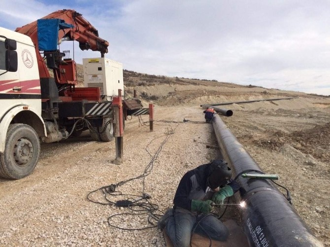 Özdemir Barajı’nın sulamasında sona doğru