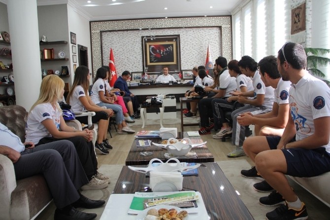 Proje Eğitimcileri Emniyet Müdürünü ziyaret etti