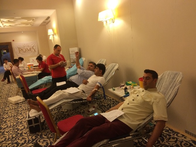 Roma Beach SPA’da kan bağışı kampanyası