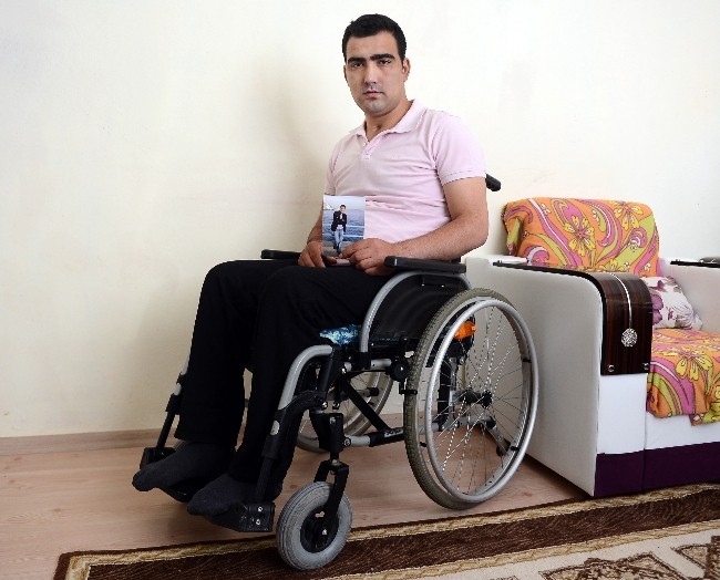 Sapasağlam gittiği askerden felçli döndü
