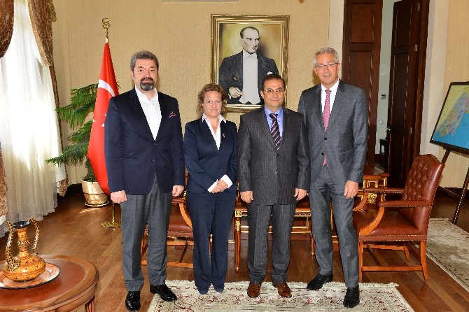 Schulte’den Vali Türker’e ziyaret