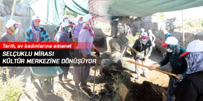 Selçuklu mirası, kültür merkezine dönüşüyor