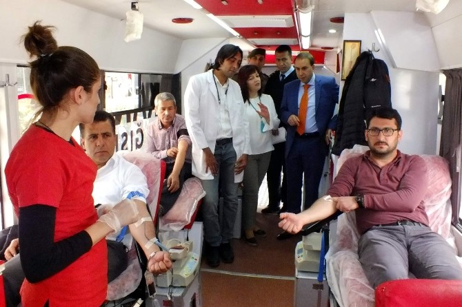 Serik’te Kızılay Kan Bağışı Kampanyası