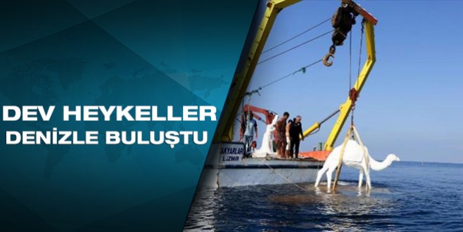 Su altı müzesi heykelleri tamamlandı
