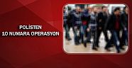 '10 Numara' operasyonunda 24 gözaltı