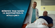 10 santimetrelik kitlesini tesadüfen öğrendi
