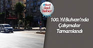 100. Yıl Bulvarı’nda çalışmalar tamamlandı