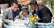 105'lik Ali Pehlivan’a sürpriz kutlama