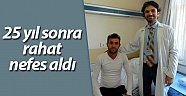 25 yıl sonra rahat nefes aldı
