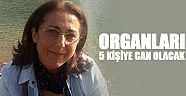 51 yaşındaki kadının organları 5 kişiye can olacak