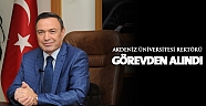 A.Ü Rektörü YÖK tarafından görevden alındı   