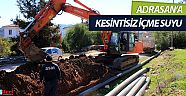 Adrasan’a kesintisiz içme suyu 