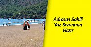 Adrasan sahili yaz sezonuna hazır