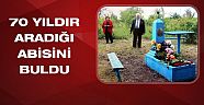 Ağabeyini Kırım şehitliğinde buldu
