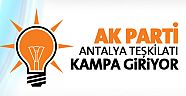 AK Parti Antalya teşkilatı kampa giriyor