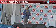AK Parti'den miting teşekkürü