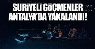 Akdeniz'de 22 Suriyeli kaçak göçmen yakalandı!