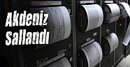 Akdeniz'de 4.2 büyüklüğünde deprem!
