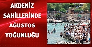 Akdeniz sahilinde Ağustos yoğunluğu