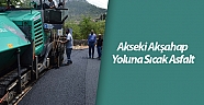 Akseki Akşahap yoluna sıcak asfalt