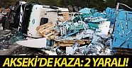Akseki’de kaza: 2 yaralı