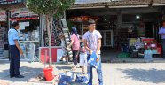 Aksu’da kaldırım işgaline ceza yağdı