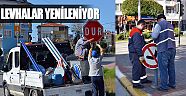Alanya’da trafik  levhaları yenileniyor