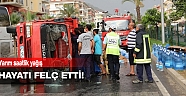 Alanya’da yarım saatlik sağanak yağış kazalara neden oldu