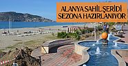 Alanya sahil şeridi sezona hazırlanıyor