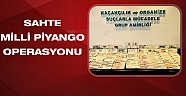 Alanya'da sahte milli piyango bileti operasyonu