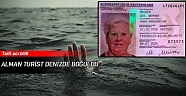 Alman turist denizde boğularak hayatını kaybetti