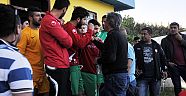Amatör maçta olay çıktı
