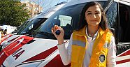 Ambulanslar teslim edildi