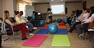 Anne adayları pilates sürprizi