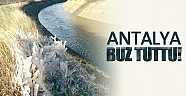 Antalya buz tuttu