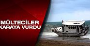 Antalya'da 154 Suriyeli mültecinin bulunduğu tekne karaya vurdu!