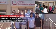 Antalya’da 55 bin kişiye  kanser taraması yapıldı 