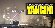 Antalya’da mobilya atölyesinde yangın!