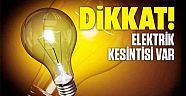 Antalya'da planlı elektrik kesintisi yaşanacak