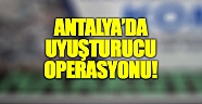 Antalya'da  uyuşturucu   operasyonu!