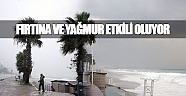 Antalya’da yağmur ve fırtına etkili oluyor