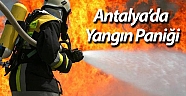 Antalya’da yangın paniği