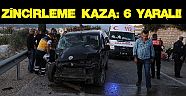 Antalya'da zincirleme kaza: 6 yaralı
