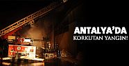 Antalya'daki mobilya atölyesi yangında kül oldu