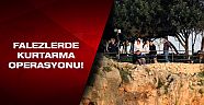 Antalya falezlerinde kurtarma içinde kurtarma operasyonu